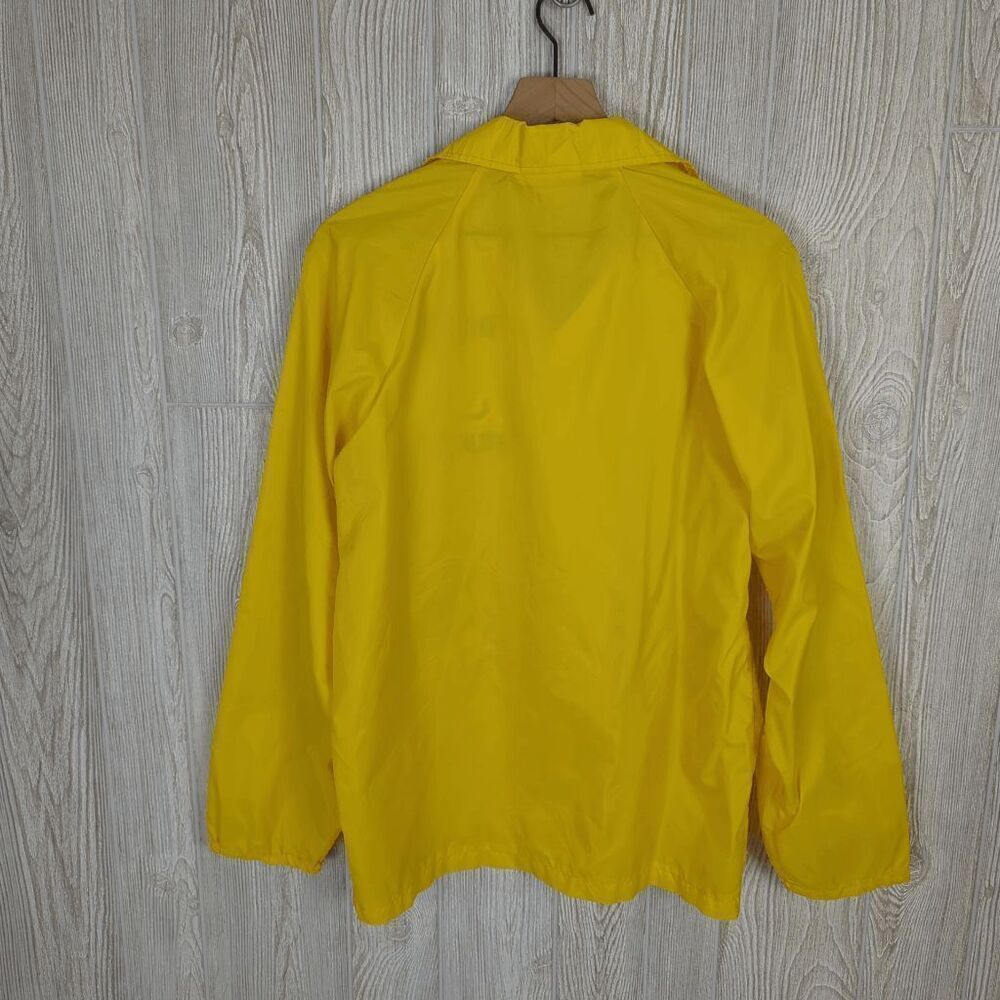 Vintage Yellow Windbreaker Varsity Wildcats Unlined Jacket Size Medium - Picture 3 of 8